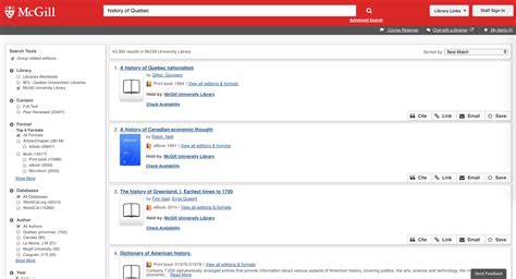 Library Search .
